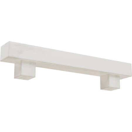 Kit W/ Alamo Corbels, Factory Prepped, 8H  X 8D X 60W Rustic Smooth Faux Wood Fireplace ManteL